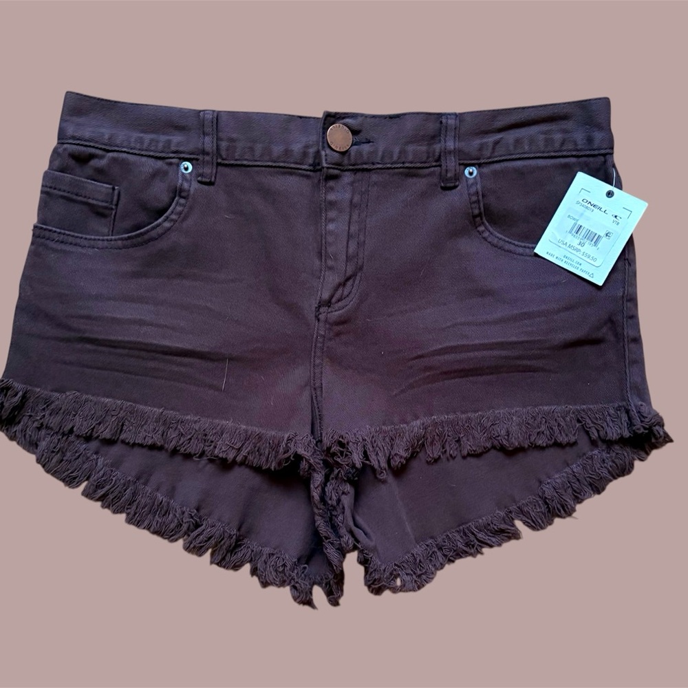 O’Neill new with tags brown cut off shorts